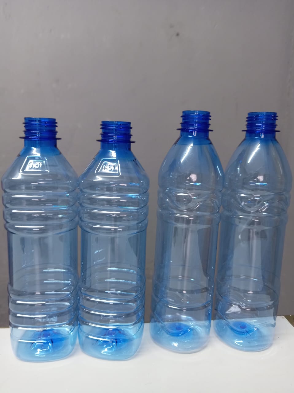 500ml clear PET water bottles