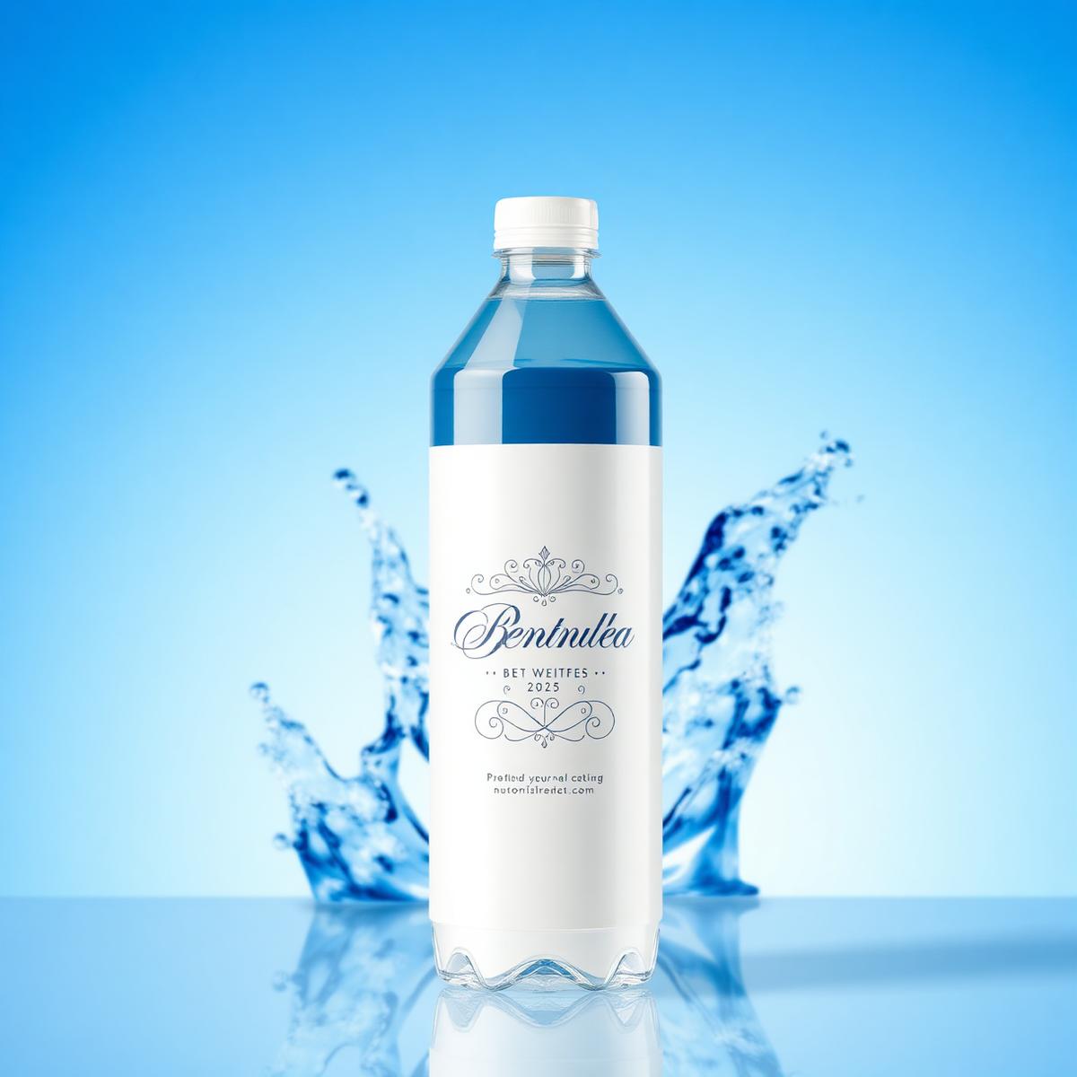 Custom branded PET bottle